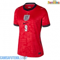 Camisa de time de futebol Inglaterra Harry Kane #9 Replicas 2º Equipamento Feminina Mundo 2026 Manga Curta